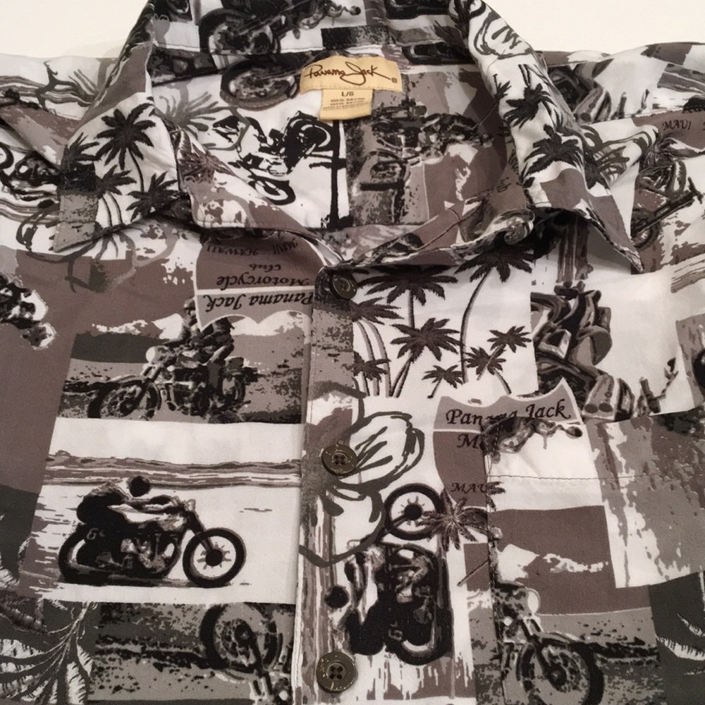 Panama Jack | Motorcycle Club Button Down🏍